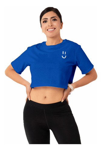 Crop Top Deportivo Hombros Caídos Ropa Mujer Casual