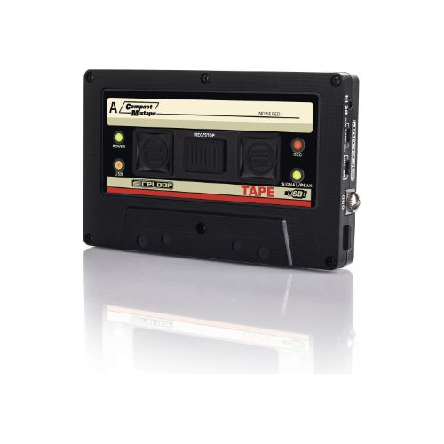 Grabadora Usb Aspecto Casete Retro Color Negro Tape Pu