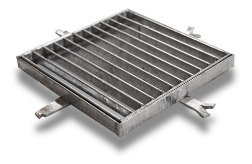 Rejilla Para Bajada Pluvial 30 X 30cm Galvanizada Con Marco Ed-rbp300g