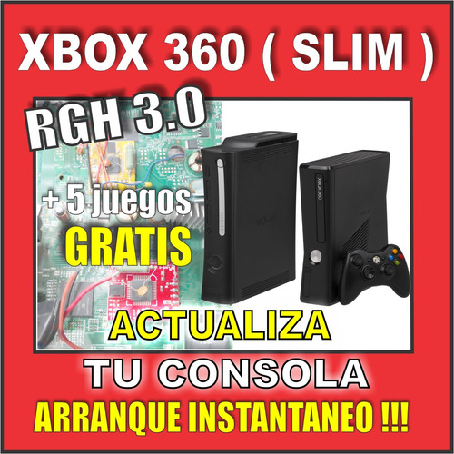 Servicio Tecnico Xbox360 Rgh 3.0 Actualizacion Chip + Regalo