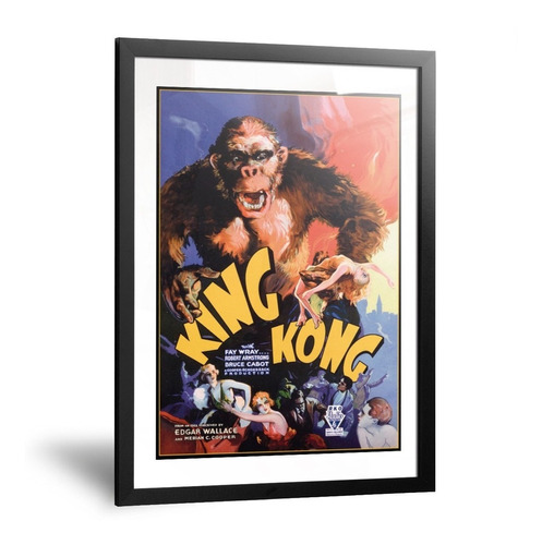 Cuadros King Kong Poster Laminas Cine Peliculas Viejas 20x30