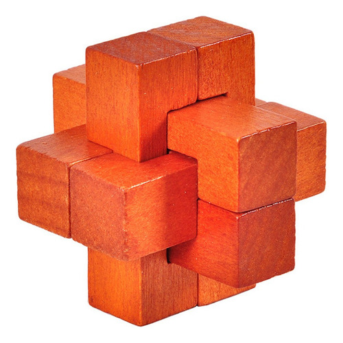 Jj Kongming Cerradura De Cubo Rompecabeza De Madera Con Toy