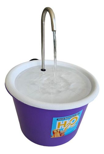 Fonte Bebedouro Para Gatos H2o Plus Roxo