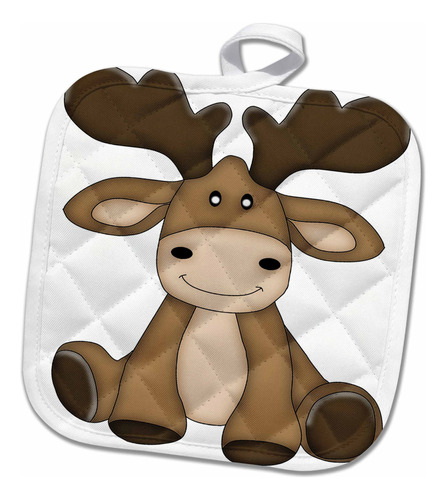 Anne Marie Baugh  ilustraciones  cute Sentado Moose