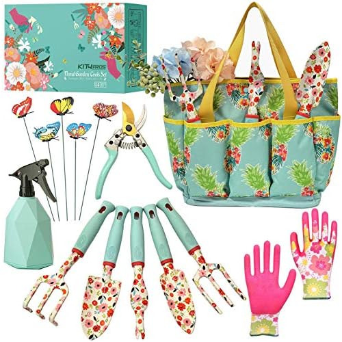 Juego De Herramientas De Jardín Floral | Regalos De Ja...