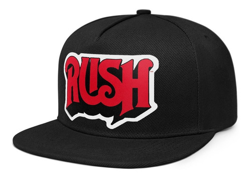 Gorra Plana Snapback Rush Banda De Rock