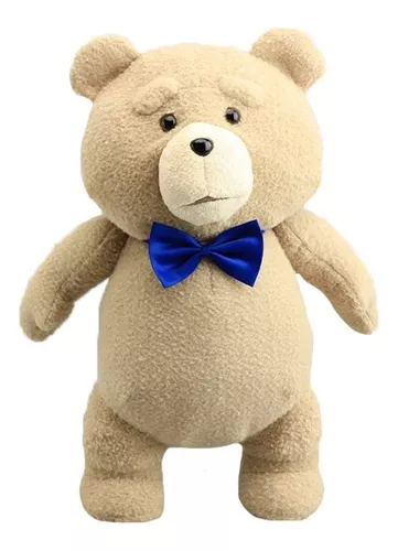 Brinquedo Pelúcia Urso Ted com Roupa Branca: Filme Ted 2 Teddy