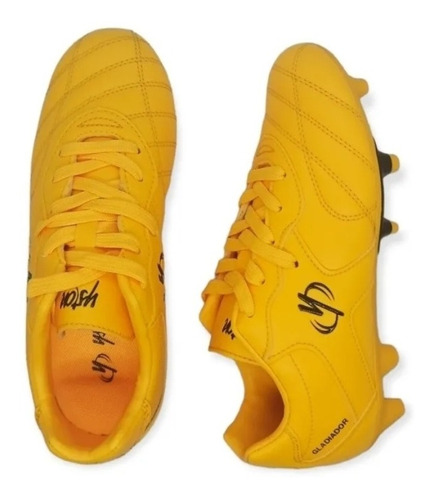Zapatos Tacos Futbol Yston Amarillo R99