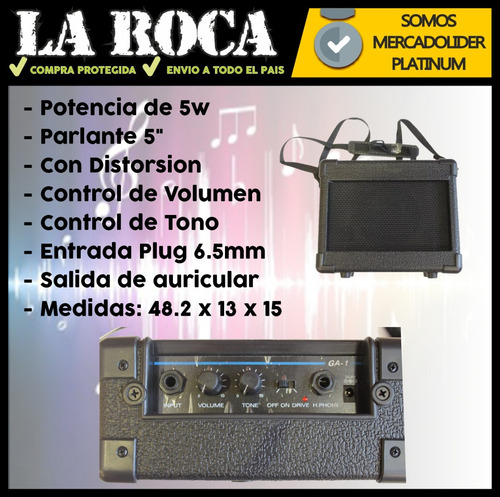 Imagen 5 de 10 de Combo Guitarra Electrica + Amplificador + Funda + Accesorios