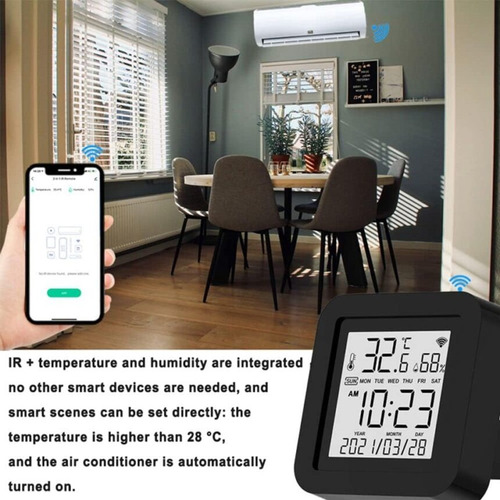 Control Remoto Wifi Smart, Mide To Y Humedad Nexxt-ozom-tuya