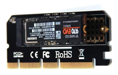 Adaptador M2 M.2 Nvme Ssd A Pcie 3.0x16