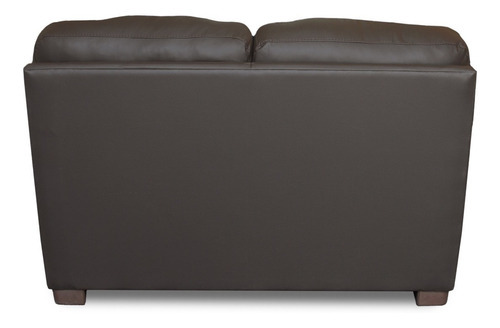 Love Seat De Piel Genuina Toscana Chocolate
