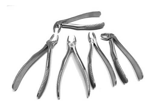 Forceps Para Niños Kit X 5 Panorama Con Cartuchera Odontolog