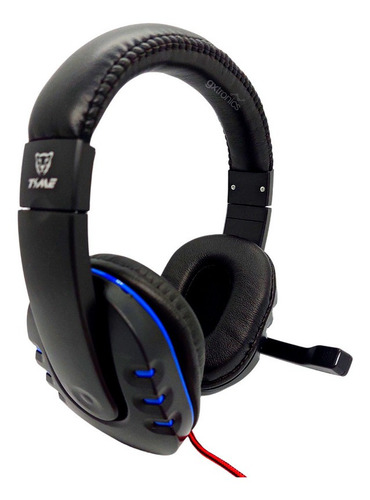 Auricular Vincha Gamers Time Color Negro Color de la luz No tiene