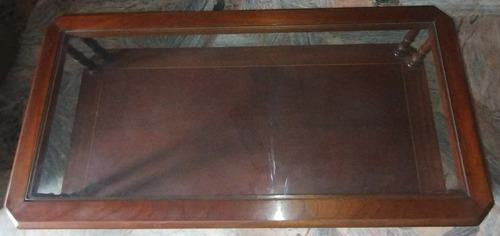 Mesa Ratona Rectangular Madera Antigua Marrón (Usado)