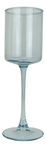 Copa Para Vino Vizcaina Rioja Vino 501ml - Pack De 6 Piezas Color Azul Claro