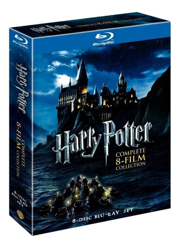 Blu Ray Harry Potter Complete 8  Film  Castellano