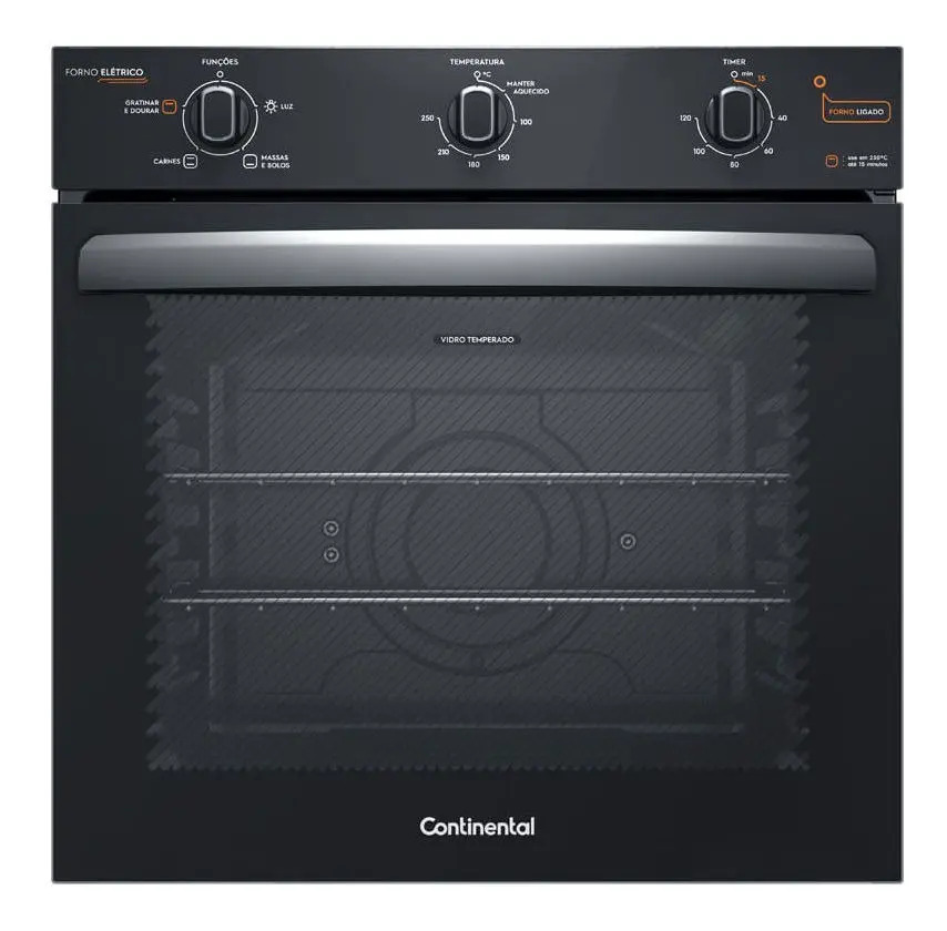 Forno Continental OC8EM ﻿80L TOPLimpaFácil