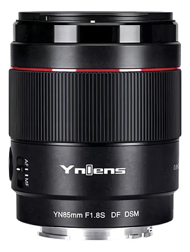 Lente Yongnuo 85mm 1.8s Df Dsm Para Sony Montura E Color Negro Tipo de montaje Montura E para Sony