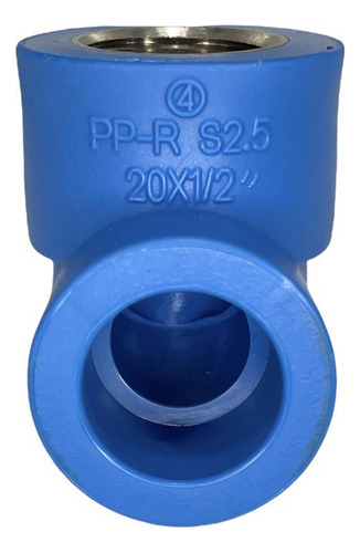10 Joelho Misto 90° Para Tubo Ppr 20mm X 1/2 Ar Comprimido