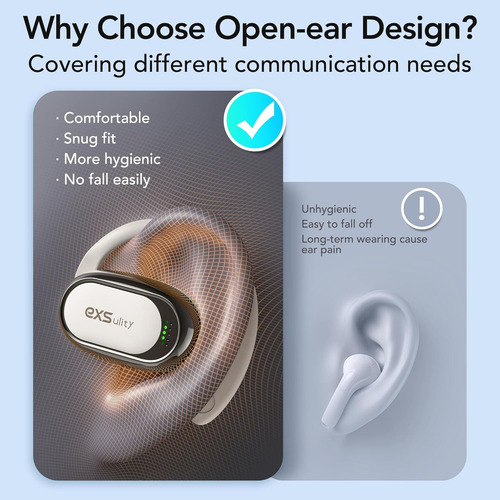 Auriculares Ows con traductor en tiempo real, 144 idiomas, 8 modos sin conexión, inalámbricos de oído abierto, 3 en 1, compatibles con iOS/Android.