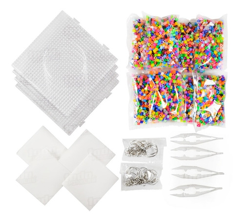 Kit Multimix 4000 Hama Beads 5mm, 4 Bases Y Extras - Artkal