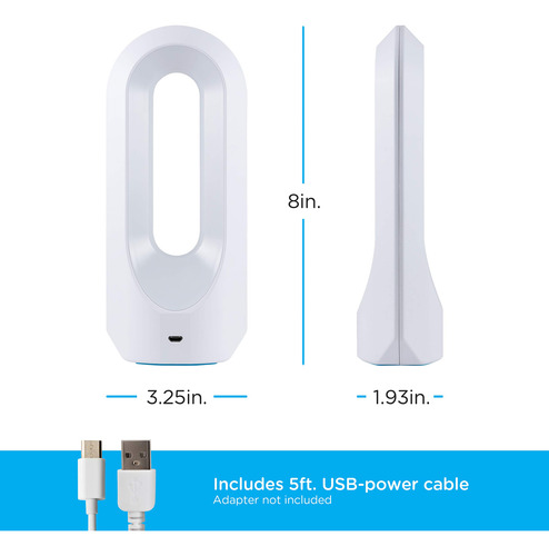 Enbrighten Color-changing Led Lamp, Modern Night Light, Dimm