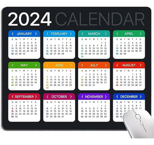 Armanza Alfombrilla De Mouse Con Calendario 2024,