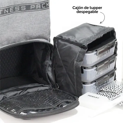 Mochila tupper fitness sales