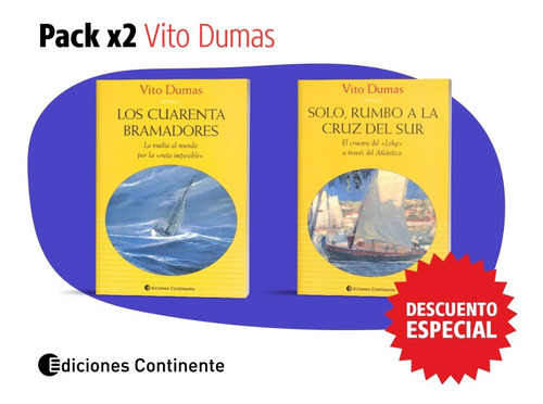 Pack 2 Libros De Vito Dumas Oferta 20% Descuento