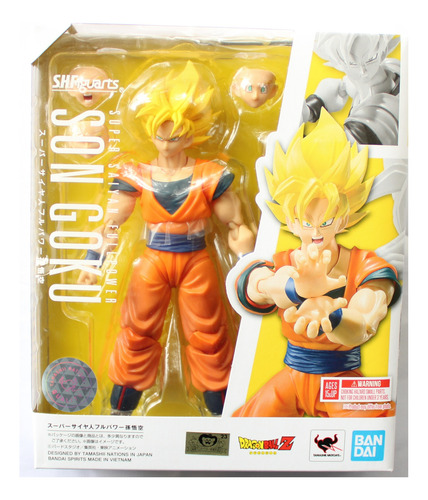 S H Figuarts Jp Super Saiyan Full Power Goku Dragon Ball Z