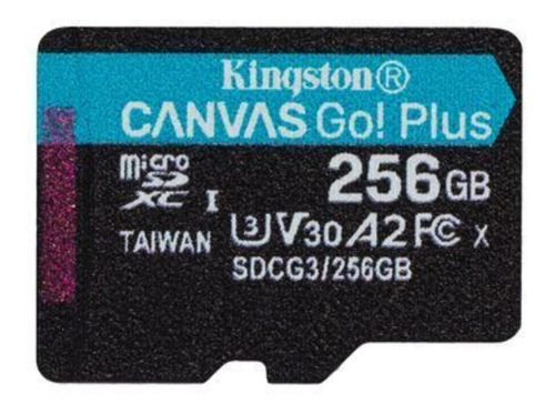 Memoria Microsd Kingston Canvasgo Plus 256gb A2 U3 V30 170mb