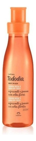 Água de manga e coco rosa Natura Tododia Body Splash 200 ml
