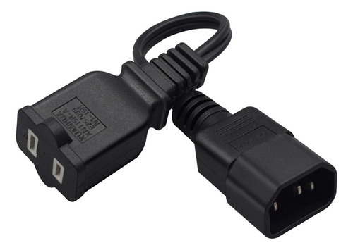 American Standard Cable Iec 320 C14 Macho A Hembra