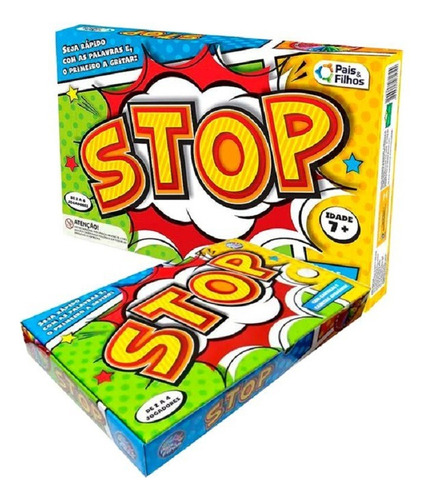 Jogo Stop Presente Dia Das Crianças Brinquedo Infantil 7anos