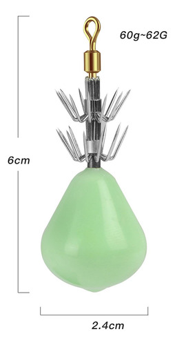 2 Conjunto De Señuelos Luminosos Para Captura De 2 Piezas