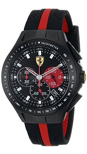 Reloj Ferrari Para Hombre 0830023 Color Negro Pantalla