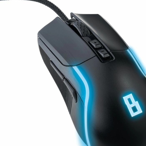 Mouse Gamer Bash-3004 Basher Color Negro