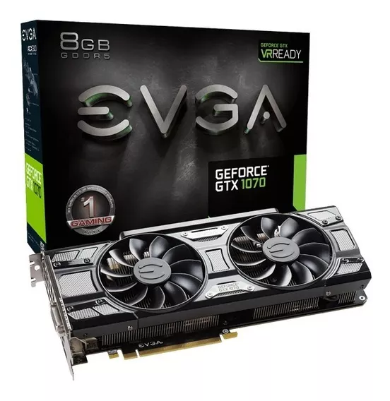 Placa De Video Nvidia Evga Gaming Gtx 1070 Black Edition 8gb