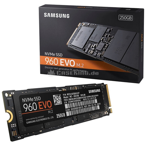 Ssd Samsung 960 Evo 250gb M.2 22x80mm Pcie 3.0 X4 En Stock