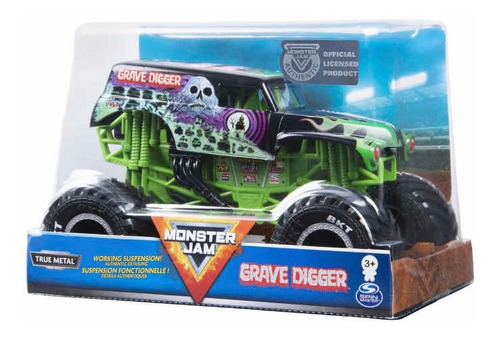 Monster Jam - 1:24 - Grave Digger - Die Cast - De Metal!!!