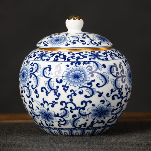 Tarro De Jengibre, Tarro De Almacenamiento De Té, Jarrón