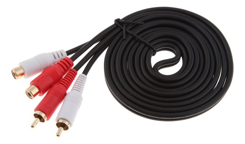 Para Q Cable Estéreo Rca 2 X Rca Macho A 2 X Rca Hembra