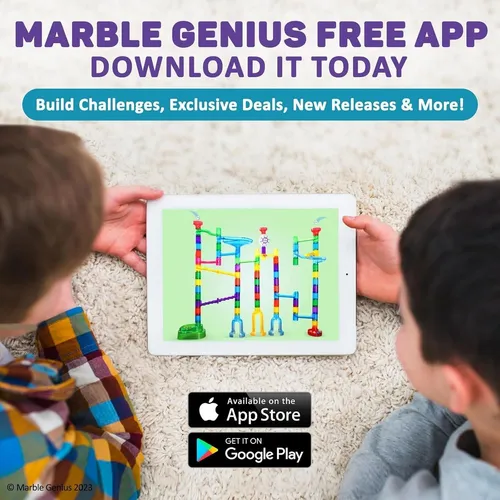 Juego De Canicas Marble Genius - 130 Piezas Para Niños