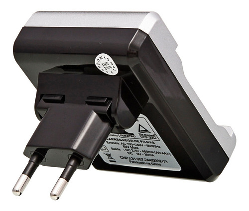 Carregador De Pilhas Aa, Aaa E Bateria 9v Kp-511