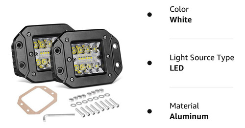 Cápsulas Led De Montaje Empotrado, 2 Unidades, 80 W, 9565315