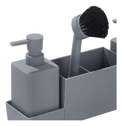 Dispensador De Jabón Líquido Para Manos De Botella Gris