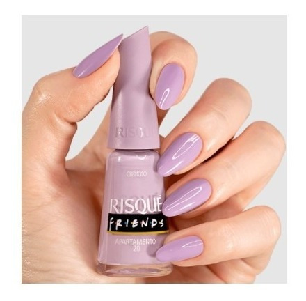 Imagem 4 de 7 de Kit C/6 Esmaltes Risque Coleção Friends Hipoalergênico 8ml