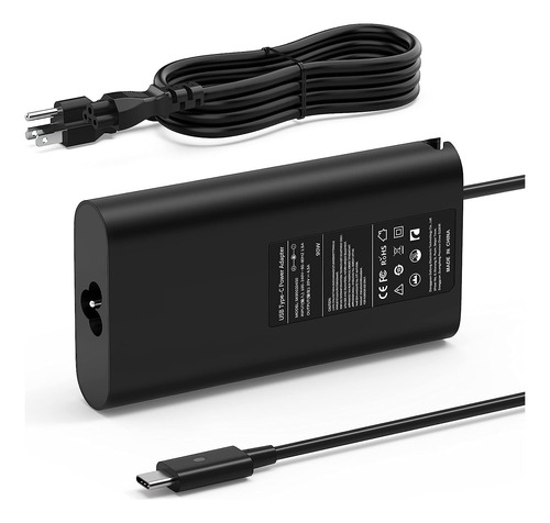 90w Usb C Dell Computadoras Portátiles, Cargador Rápido Tipo