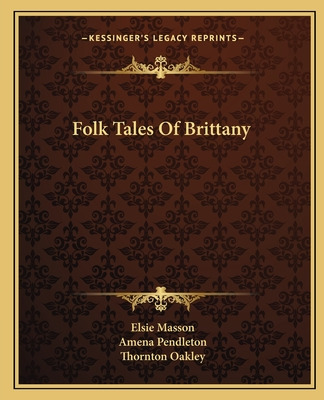 Libro Folk Tales Of Brittany - Masson, Elsie